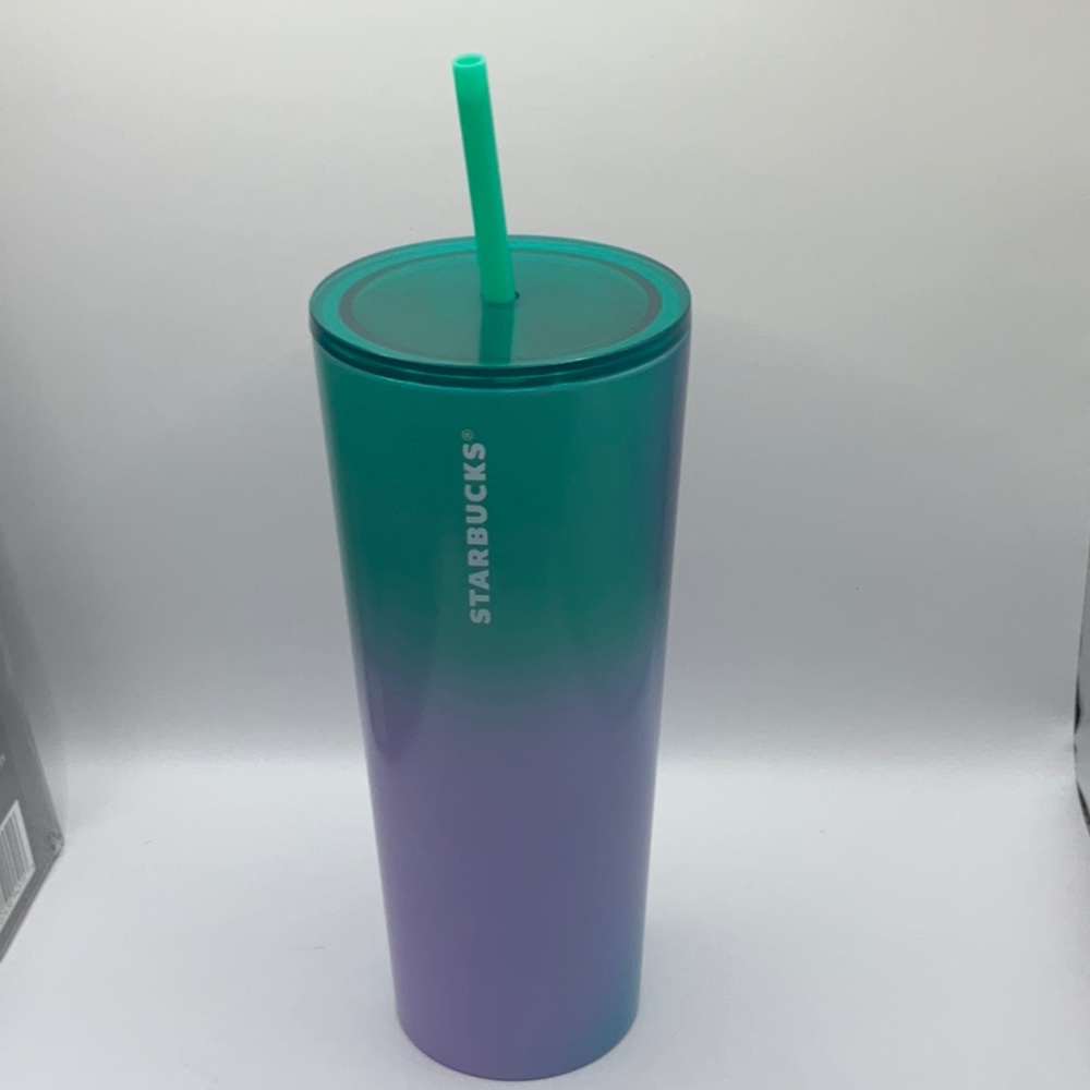 Starbucks Summer 2022 Stainless Steel Tumbler Ombre Blue/Green/Pink